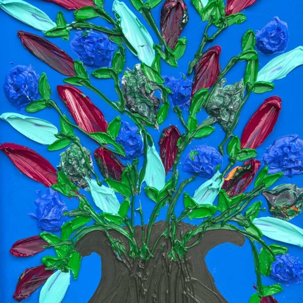 Floral In Blue